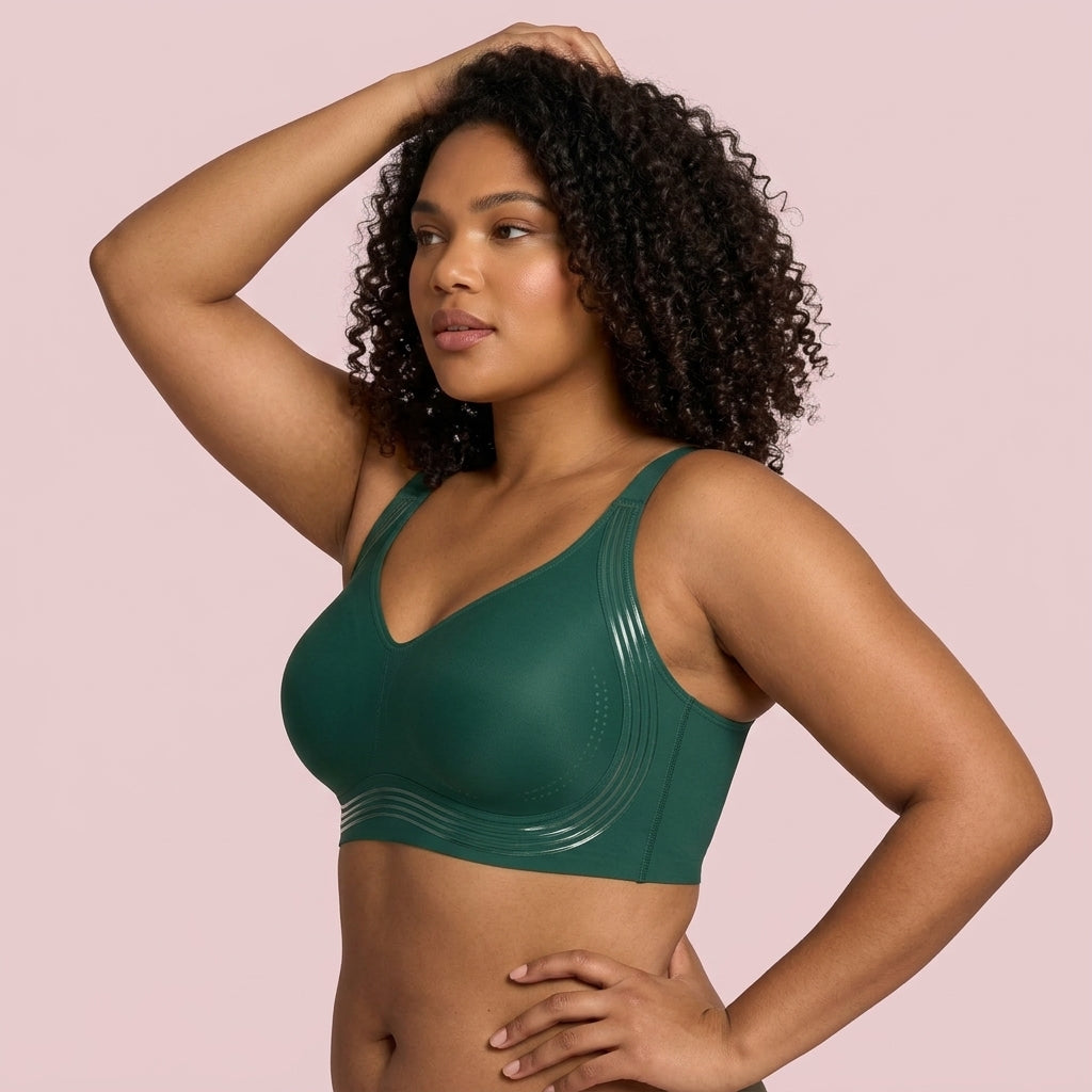 Women'S Seamless Bra, Removable Pads Wireless Bralette, Comfortable Full-Coverage, Ideal for Daily Casual Wear Use