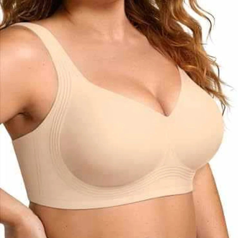 Women'S Seamless Bra, Removable Pads Wireless Bralette, Comfortable Full-Coverage, Ideal for Daily Casual Wear Use