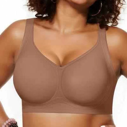 Women'S Seamless Bra, Removable Pads Wireless Bralette, Comfortable Full-Coverage, Ideal for Daily Casual Wear Use