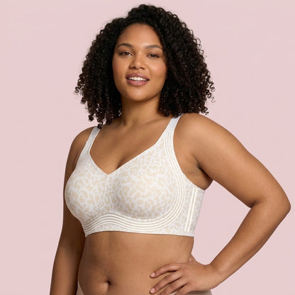 Women'S Seamless Bra, Removable Pads Wireless Bralette, Comfortable Full-Coverage, Ideal for Daily Casual Wear Use